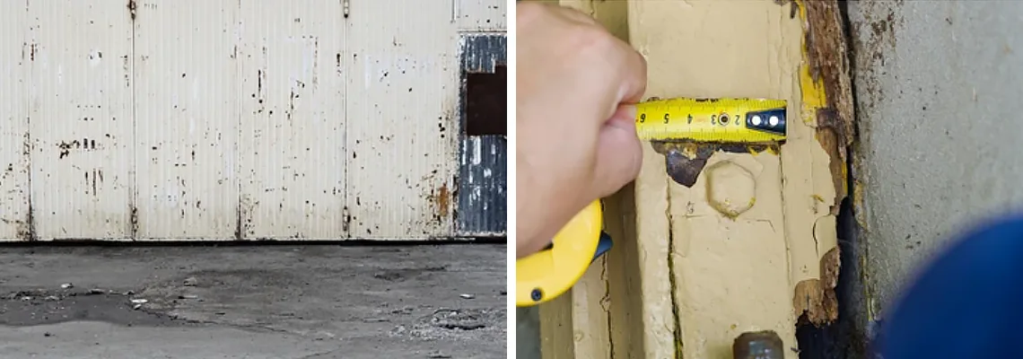 Lift Master Rusty Garage Doors in Wellington