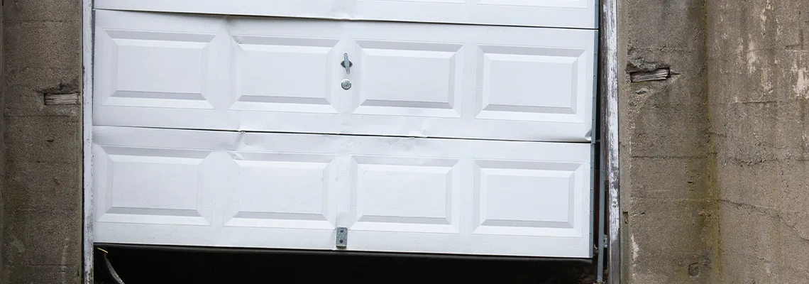 Garage Door Got Hit By A Car Dent Removal in Wellington, FL
