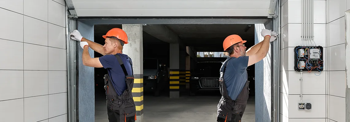 Wooden Garage Door Frame Repair in Wellington, Florida